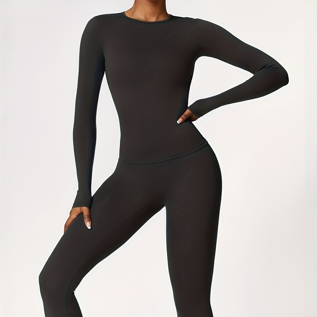 Pilates & Yoga Unleashed Studio Tuckahoe - Tight-fitting yoga suit slim long-sleeved outdoor
