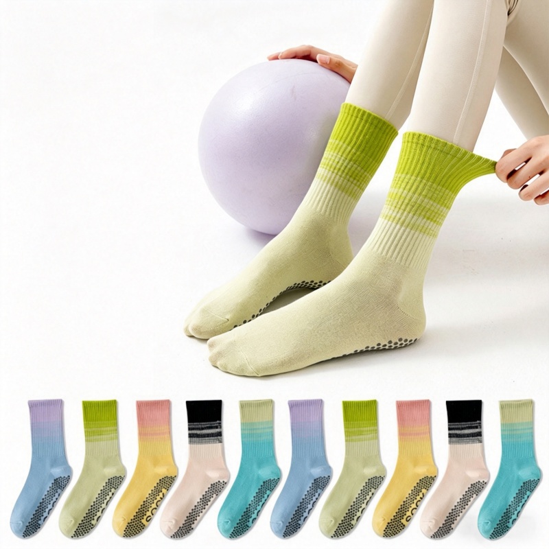 Pilates & Yoga Unleashed Studio Tuckahoe - Dreamlikelin 1 Pair Women's Mid-Calf Yoga