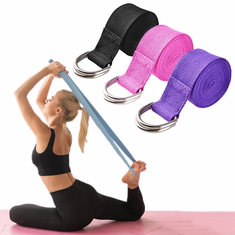 Pilates Yoga Circle - 183*3.8cm Yoga Strap Cotton Exercise Yoga