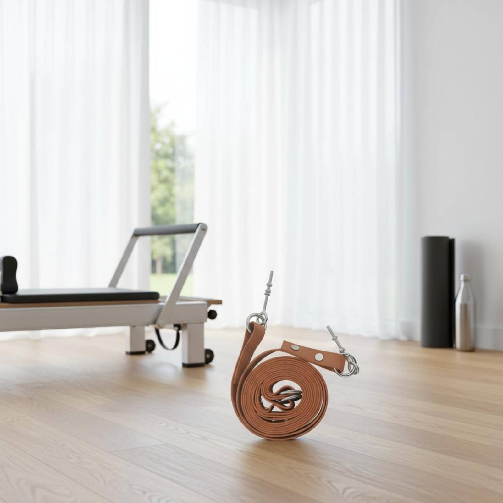 Pilates & Yoga Unleashed Studio Tuckahoe - Reformer Double Loop Strap Comfortable Pilates