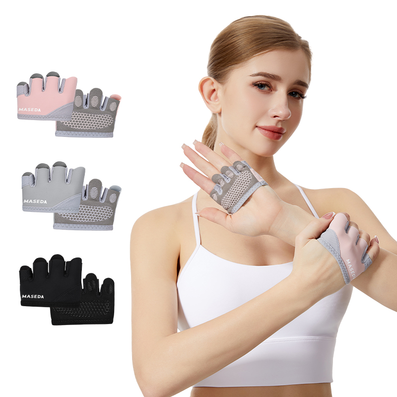 Pair of Fitness Fingerless Glo - Pilates With Yoga ulasan dan harga