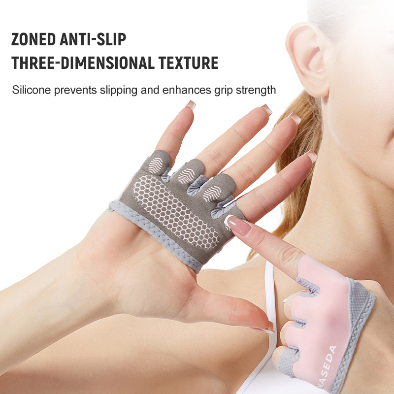 Pair of Fitness Fingerless Glo - Pilates With Yoga ulasan dan harga