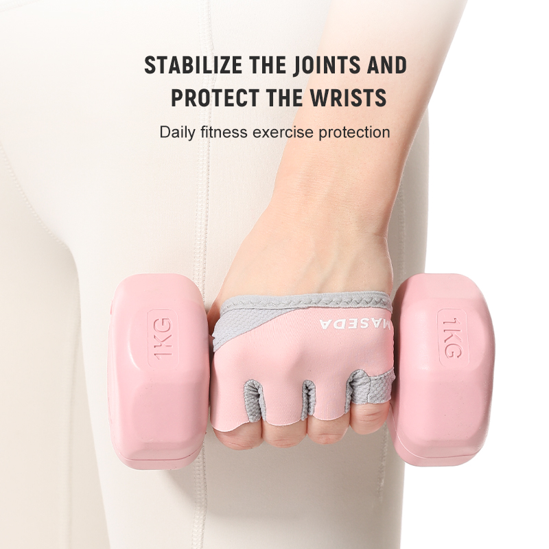 Pair of Fitness Fingerless Glo - Pilates With Yoga ulasan dan harga