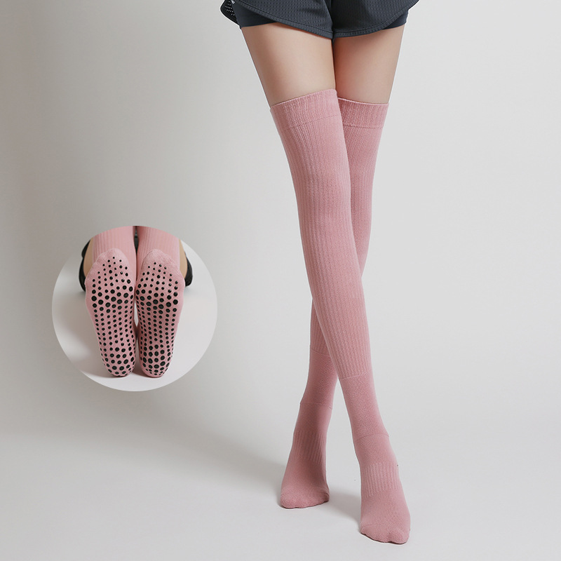 Women Non-slip Yoga Socks Long - Pilates Yoga Ballet ulasan dan harga