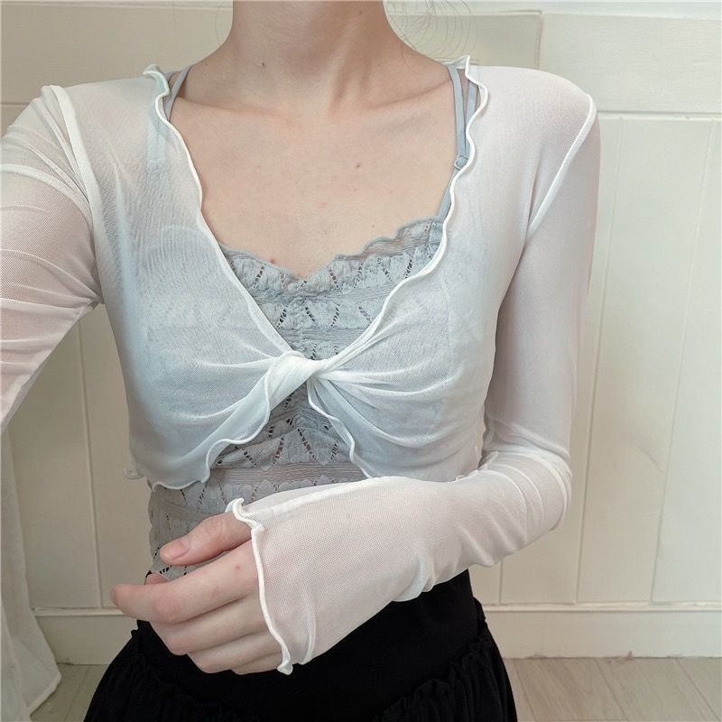 Women's Mesh Ballet Cover Up C - Pilates Yoga Ballet ulasan dan harga