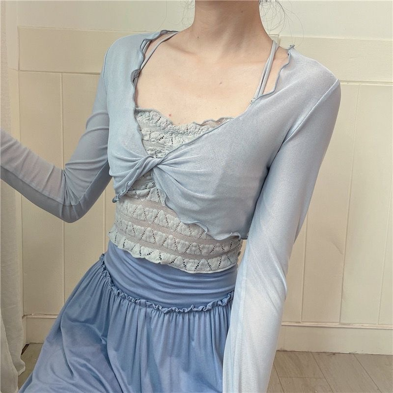 Women's Mesh Ballet Cover Up C - Pilates Yoga Ballet ulasan dan harga