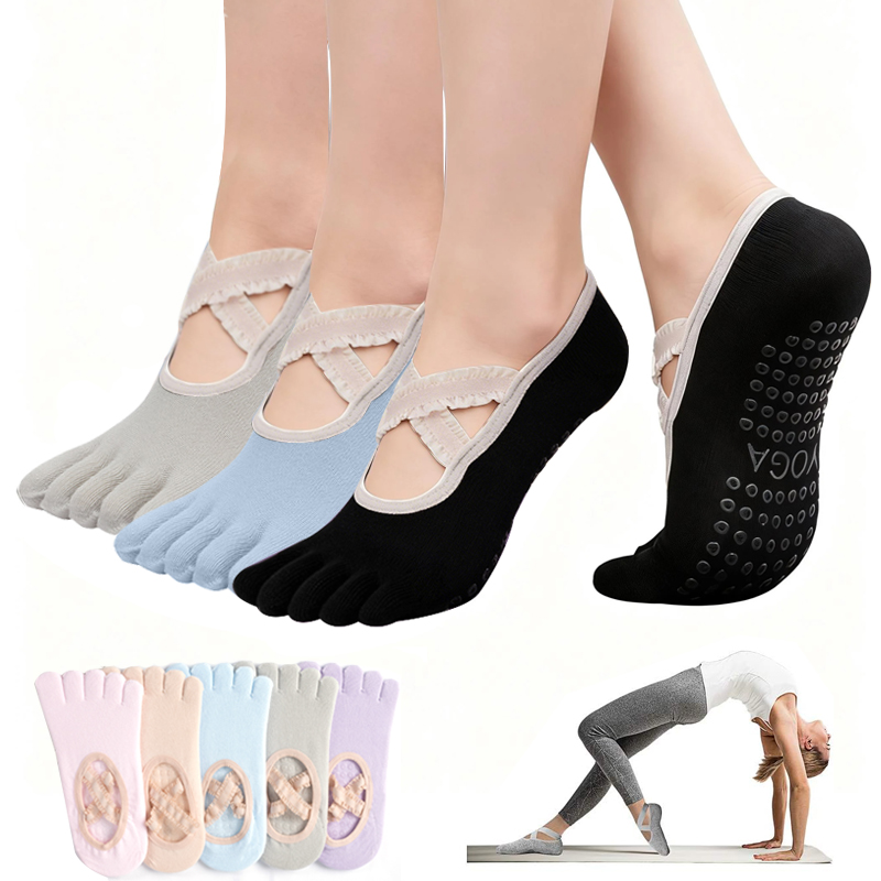 Ladies Non-Slip Pilates Socks  - Pilates Yoga Ballet ulasan dan harga