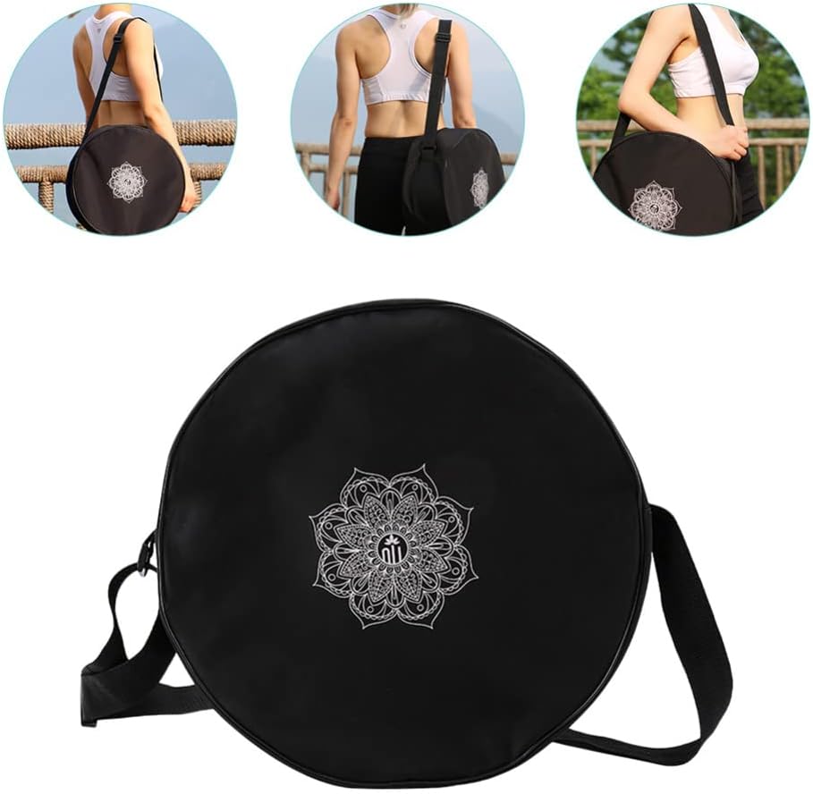 Yoga Wheel Bag Nylon Black Man - Pilates Yoga Circle ulasan dan harga