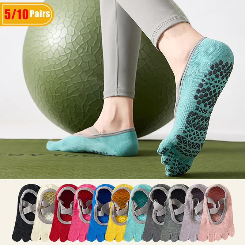 5/10 Pairs Women's Cotton Yoga - Pilates With Yoga ulasan dan harga