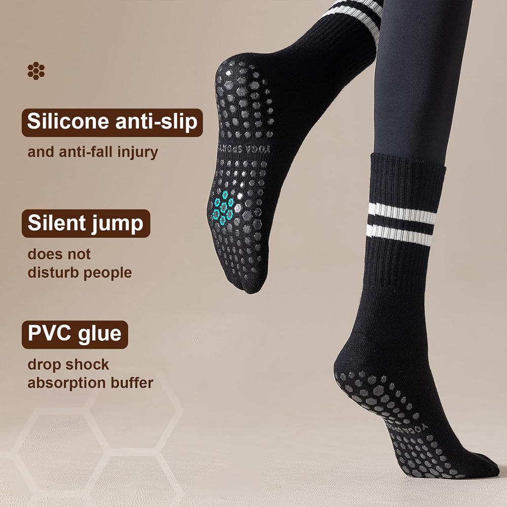 Yoga Pilates Socks with Grips  - Pilates Yoga Ballet ulasan dan harga