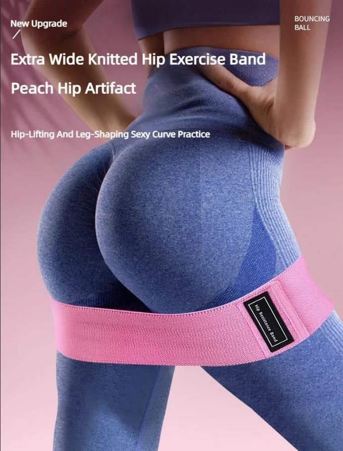3Pcs Fabric Resistance Hip Boo - Pilates Yoga Circle ulasan dan harga