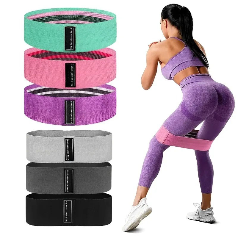 3Pcs Fabric Resistance Hip Boo - Pilates Yoga Circle ulasan dan harga