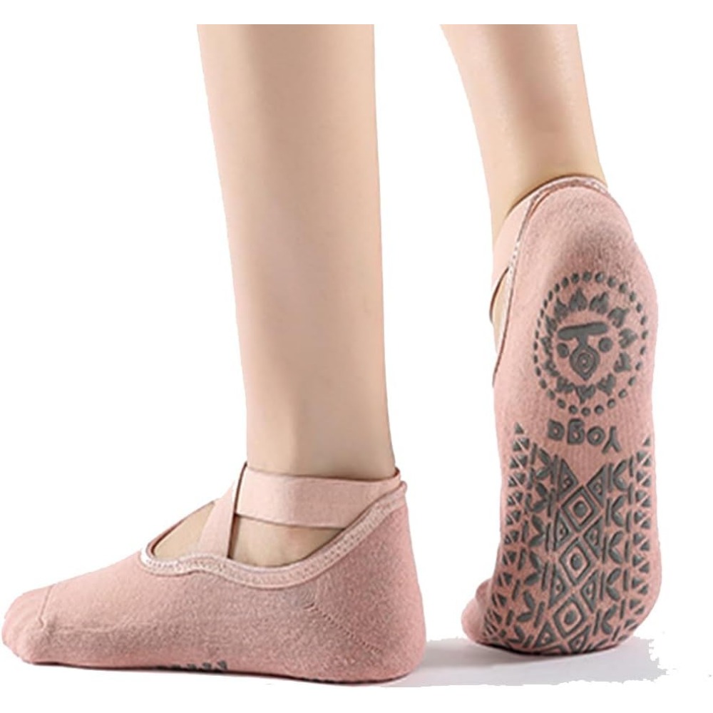 Yoga Socks with Anti-Slip Grip - Pilates Yoga Ballet ulasan dan harga