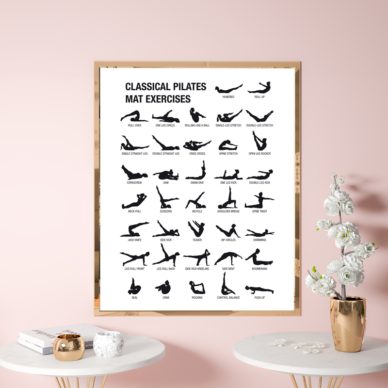 Frameless Pilates Workout Char - Pilates With Yoga ulasan dan harga