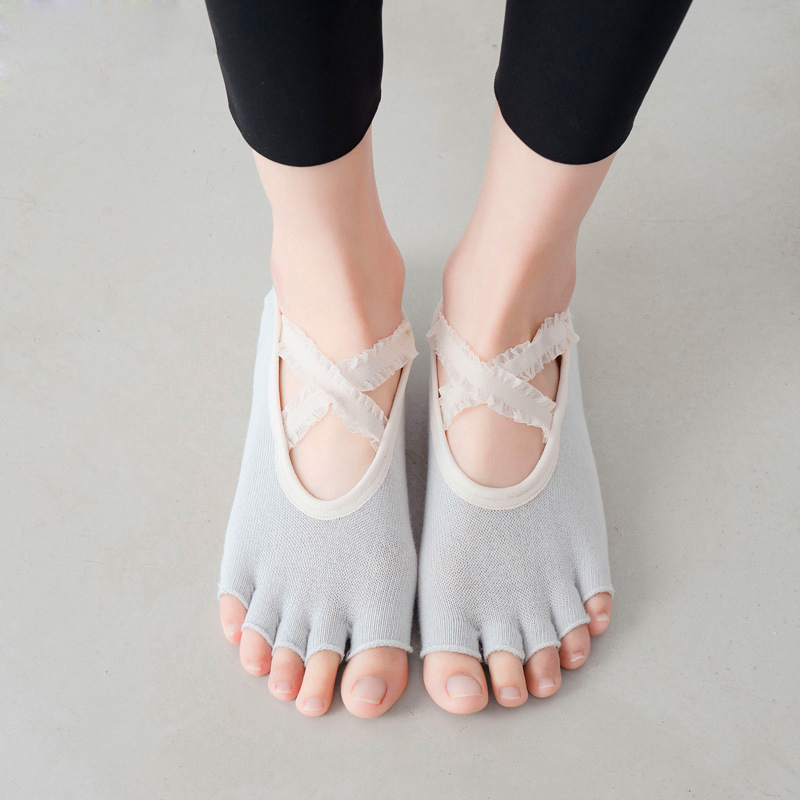 Five Finger Yoga Socks Lace Cr - Pilates Yoga Ballet ulasan dan harga
