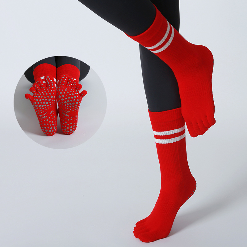 Women Non-slip Five Fingers Yo - Pilates Yoga Ballet ulasan dan harga